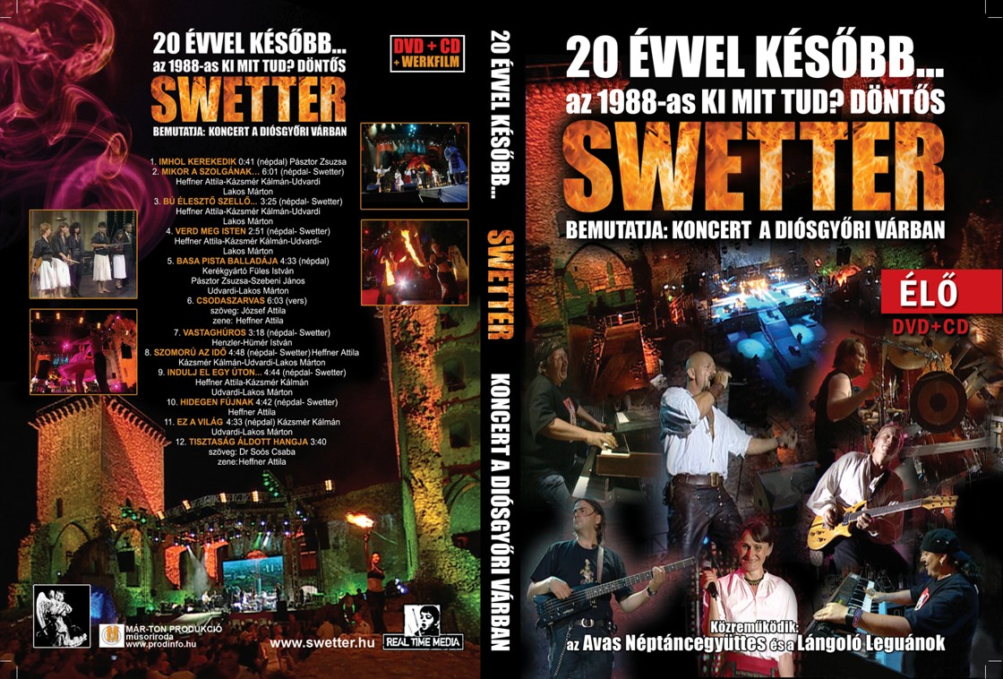 SWETTER DVD külső borító